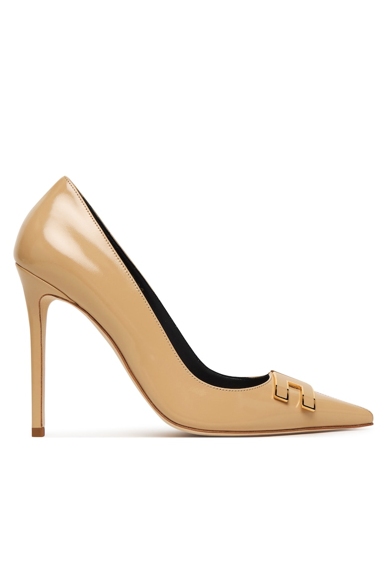 Pantofi dama - toc stiletto - piele naturala - bej