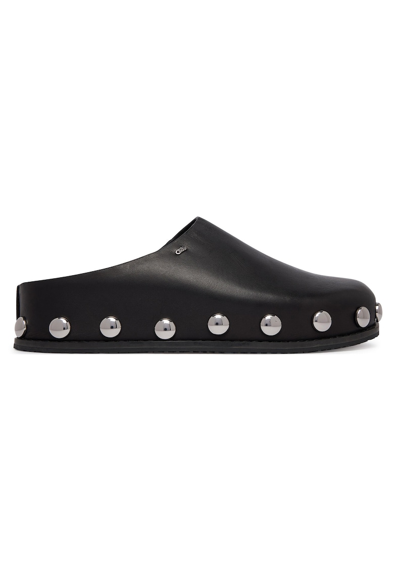 Papuci dama - 40R6HLFP1L - piele naturala - negru