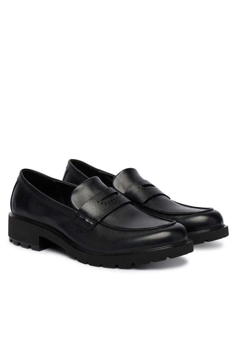 Mocasini dama - piele naturala - negru