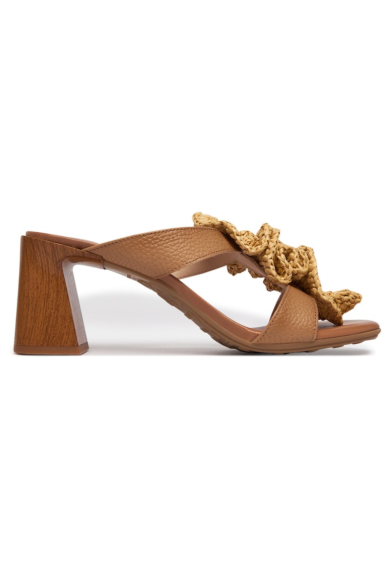 Sandale dama - din piele naturala - clasic - maro