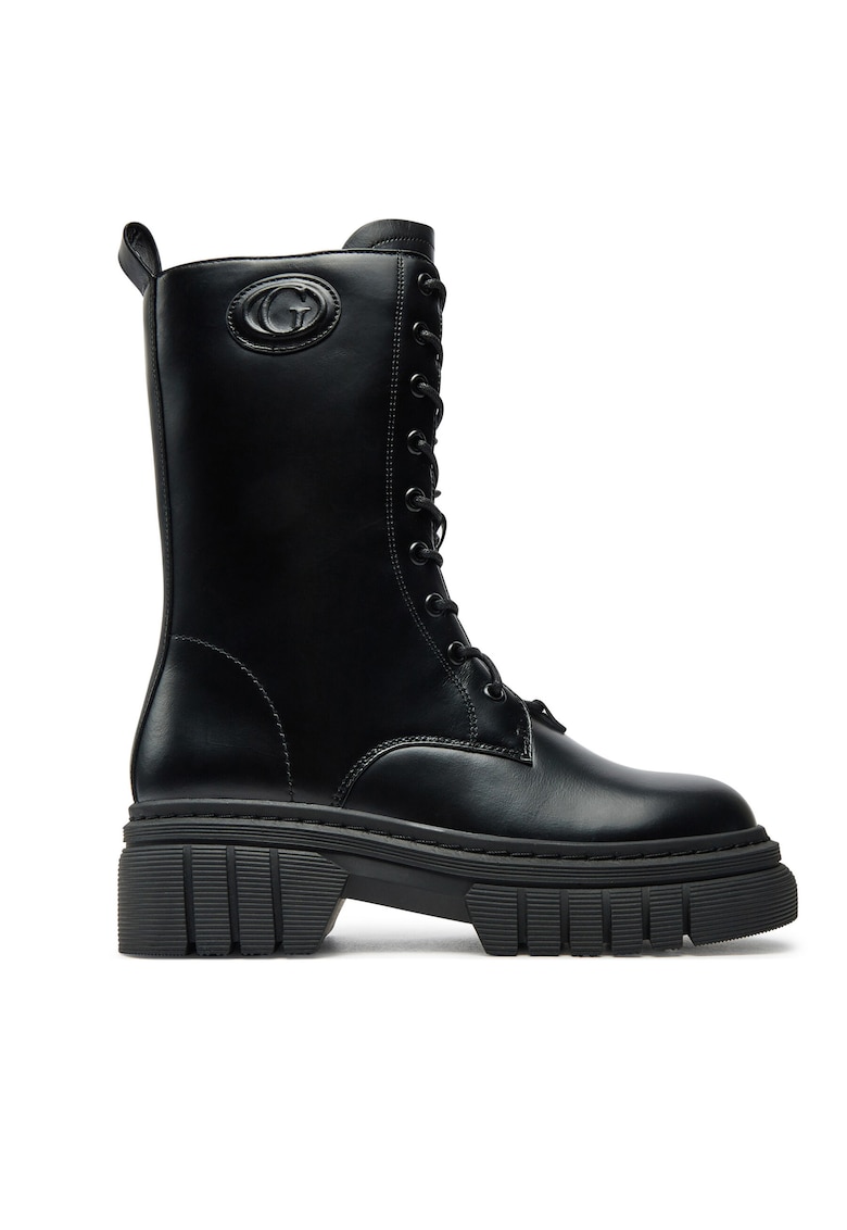 Ghete dama - piele naturala - negru - confortabile
