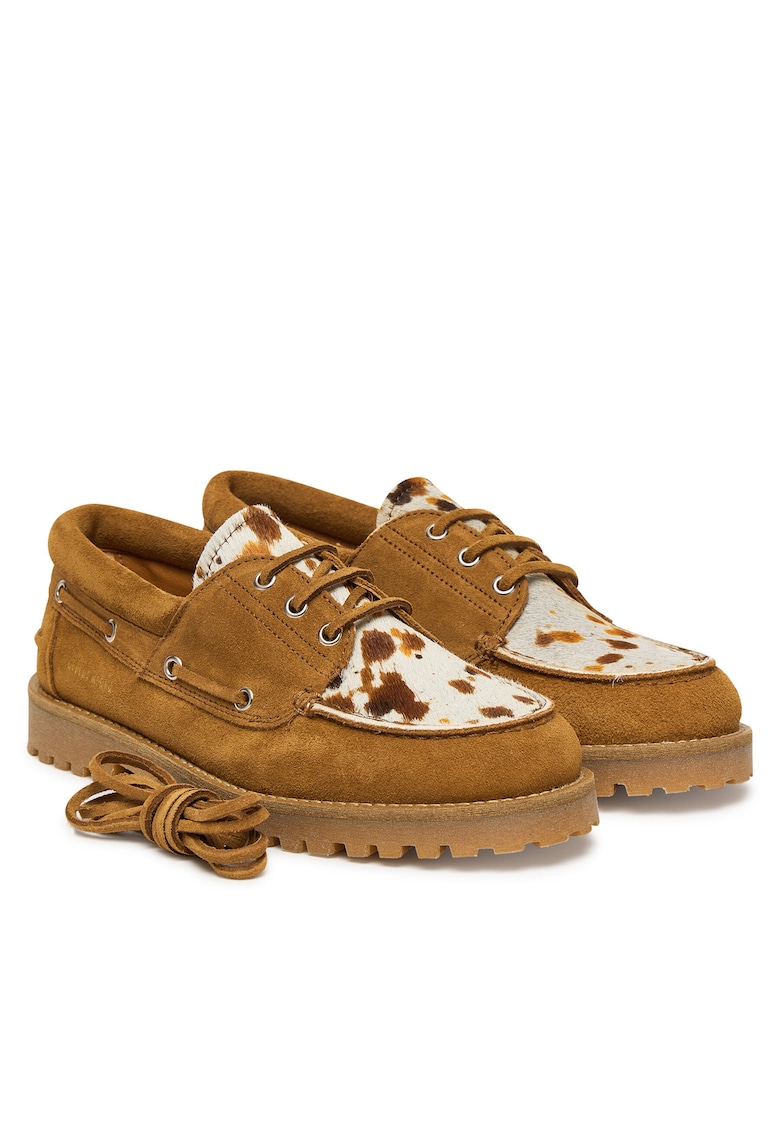 Pantofi dama C0002L - Piele naturala - Maro