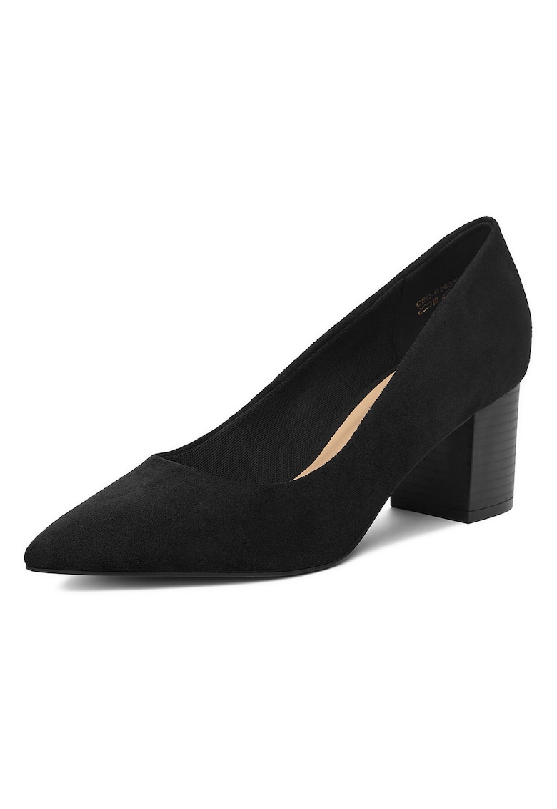 Pantofi dama - model clasic - negru - textil