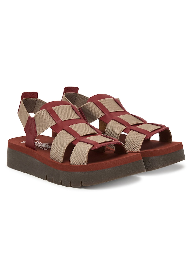 Sandale dama - multicolor - piele naturala