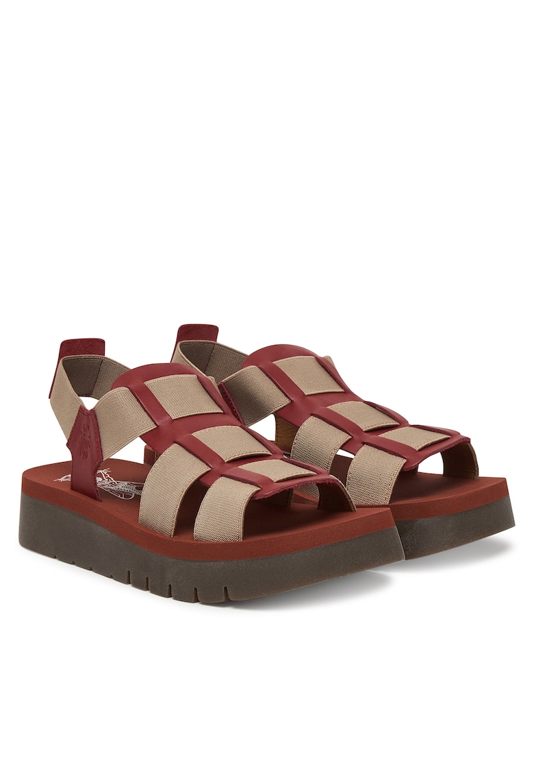 Sandale dama - multicolor - piele naturala
