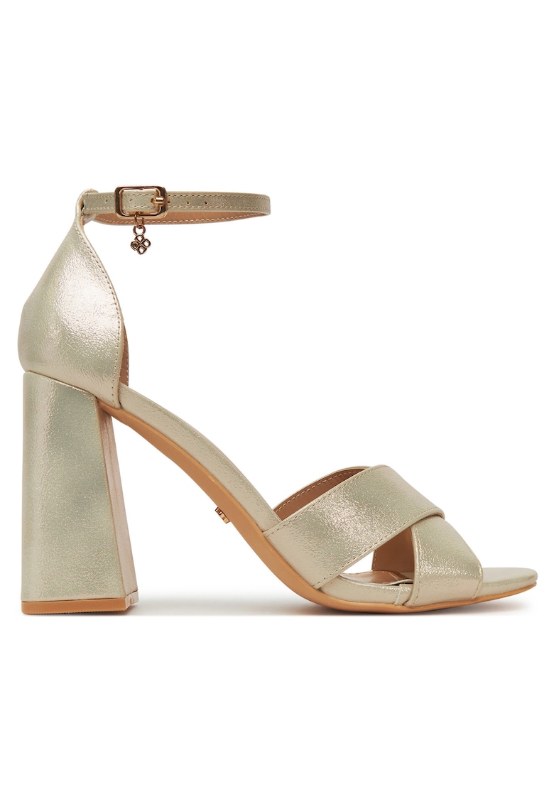Sandale dama - clasic - auriu