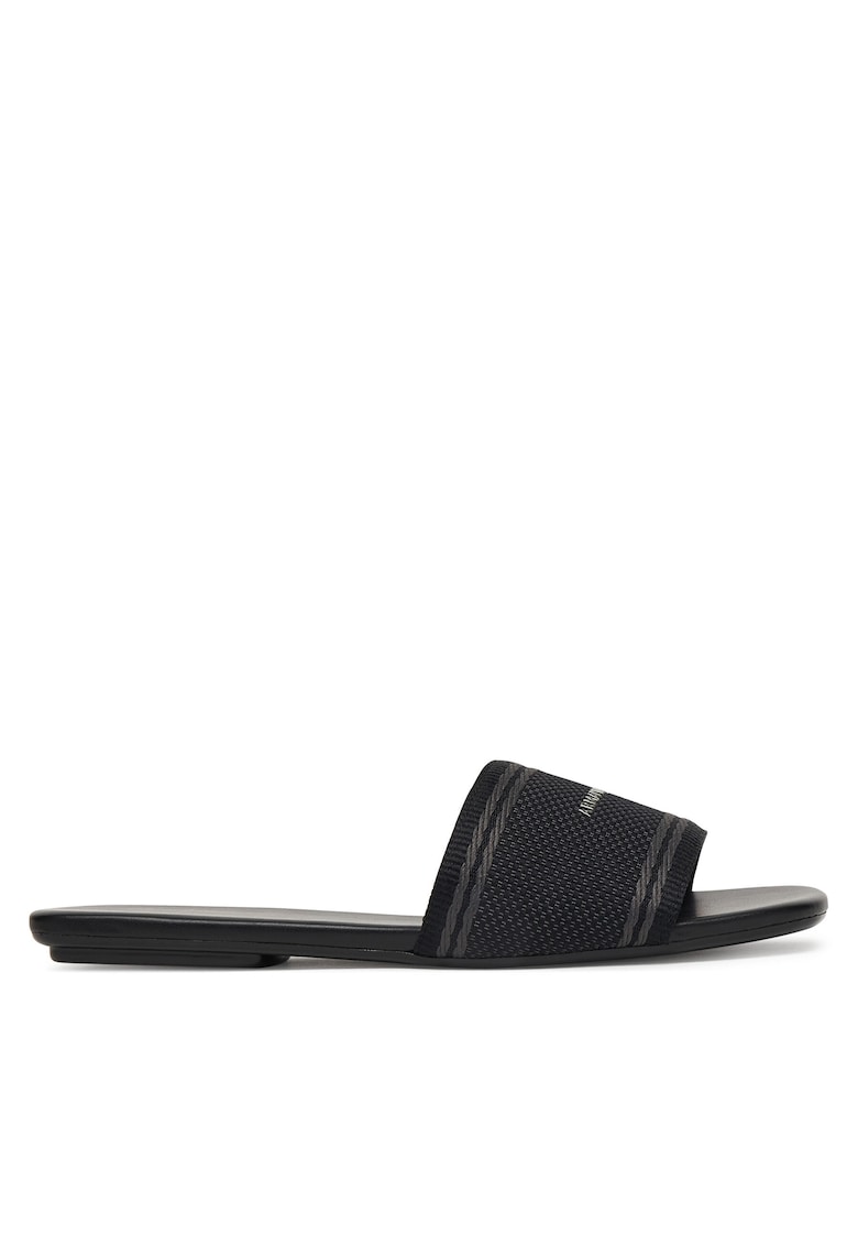 Papuci dama - piele ecologica - negru