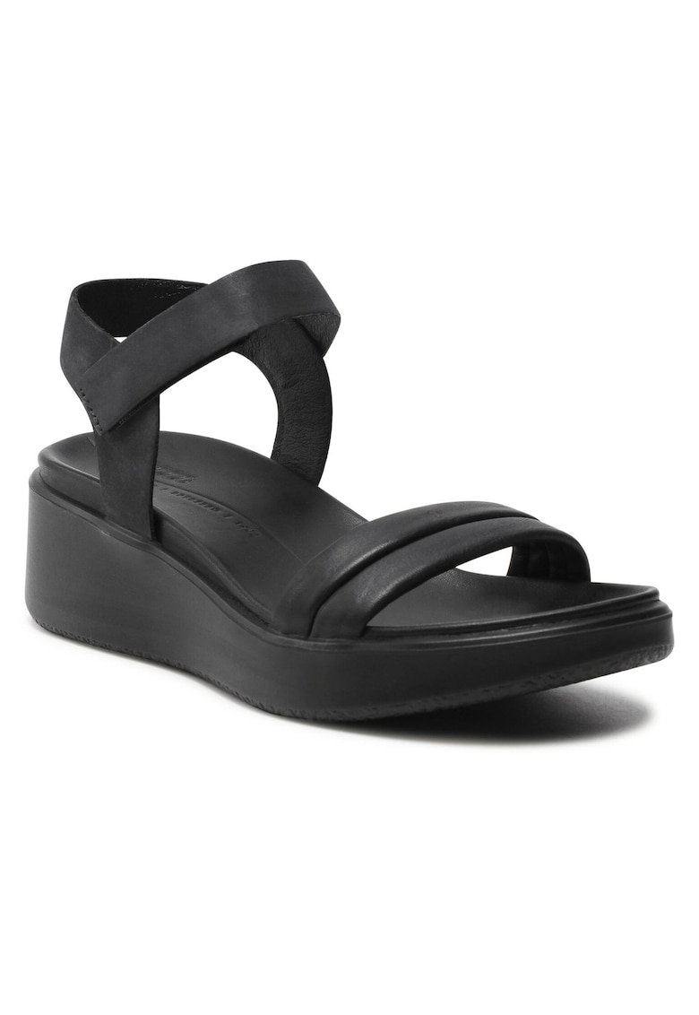 Sandale din piele naturala pentru dama - Negru