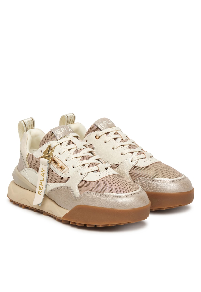 Pantofi dama - Bej - Piele naturala