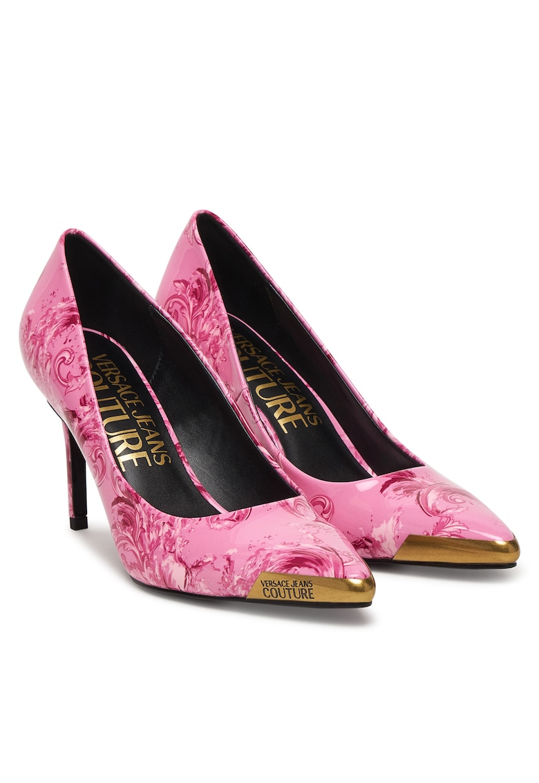 Pantofi piele ecologica - roz