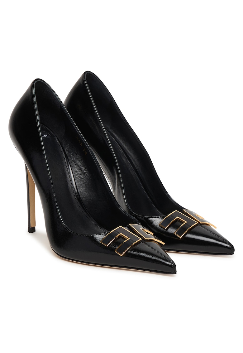 Pantofi dama - stiletto - negru - piele naturala