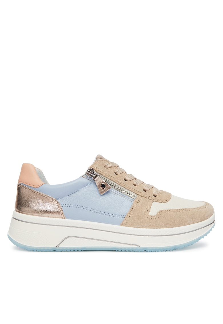 Tenisi dama - piele naturala - multicolor