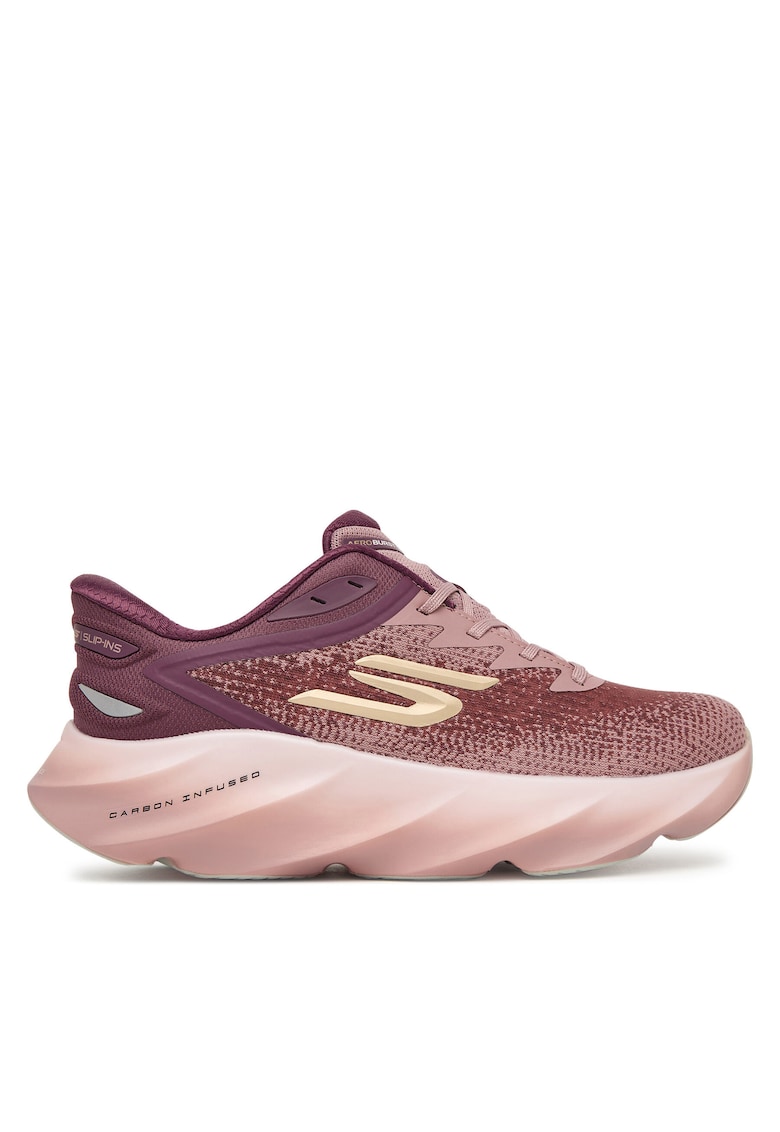 Pantofi sport dama - alergare - confort maxim - rosu - textil