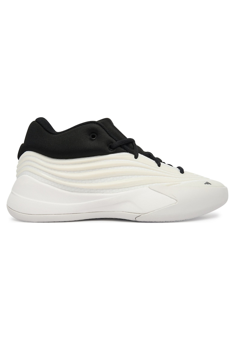 Pantofi sport unisex baschet - alb/negru - textil