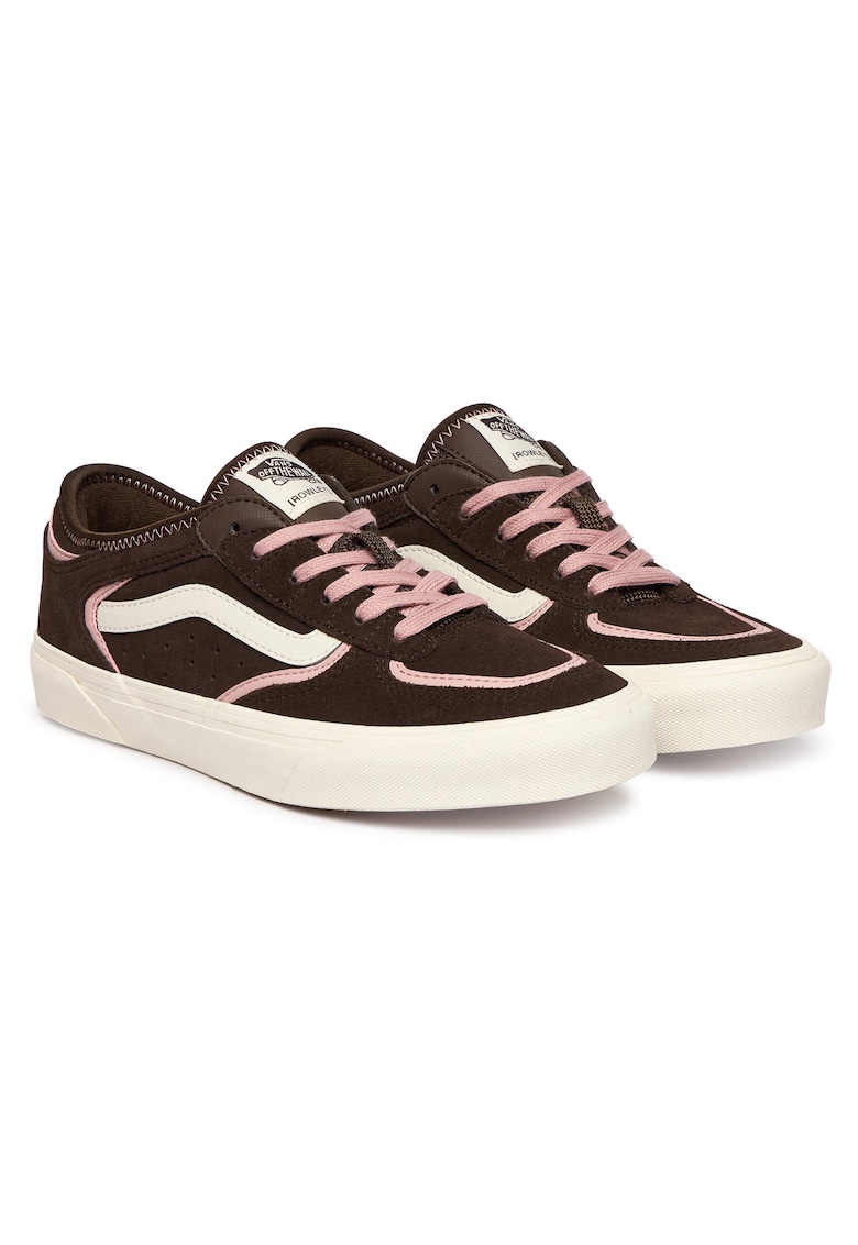 Tenisi dama - piele intoarsa - confortabili - multicolor