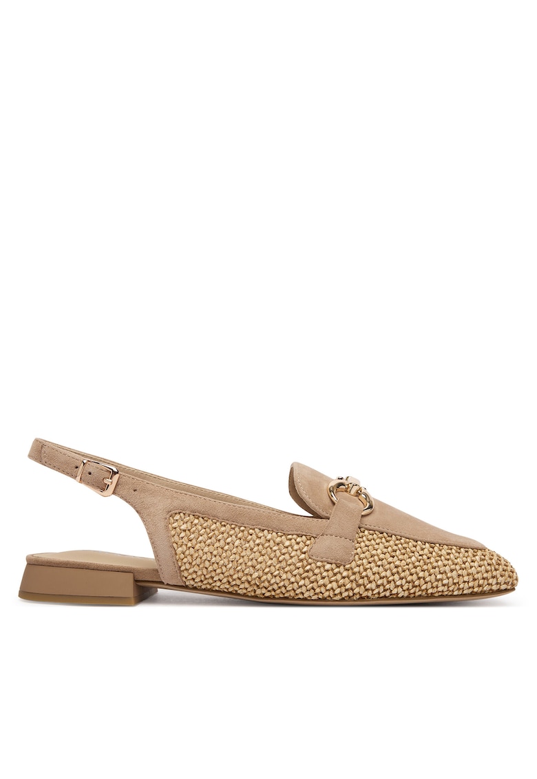 Balerini 9-29410-46 - Piele naturala - Maro
