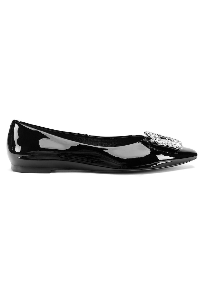 Balerini - Negru - Piele naturala -
