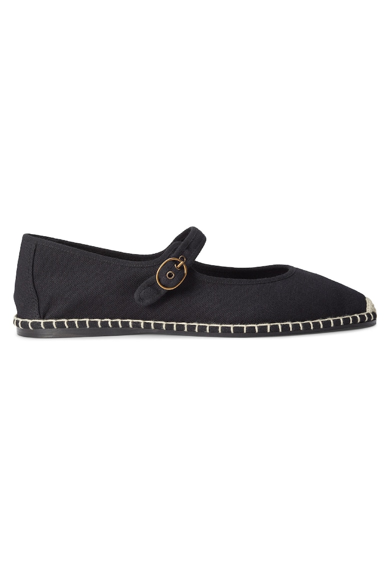 Mocasini dama - material textil - negru