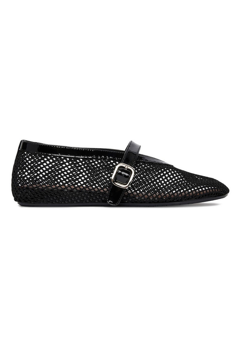 Balerini dama - Textil - Negru