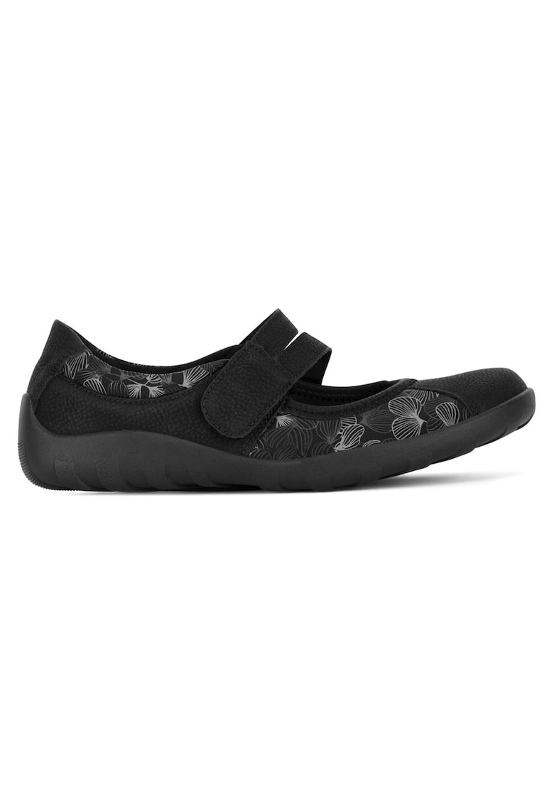 Balerini dama - Textil - Negru