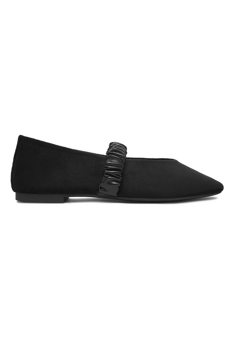 Balerini dama - Textil - Negru
