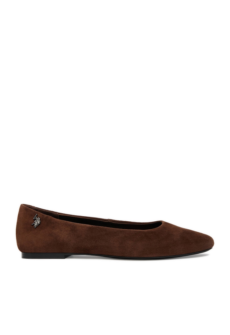 Balerini AYOLY001W - U.S Polo Assn - Piele naturala - Maro