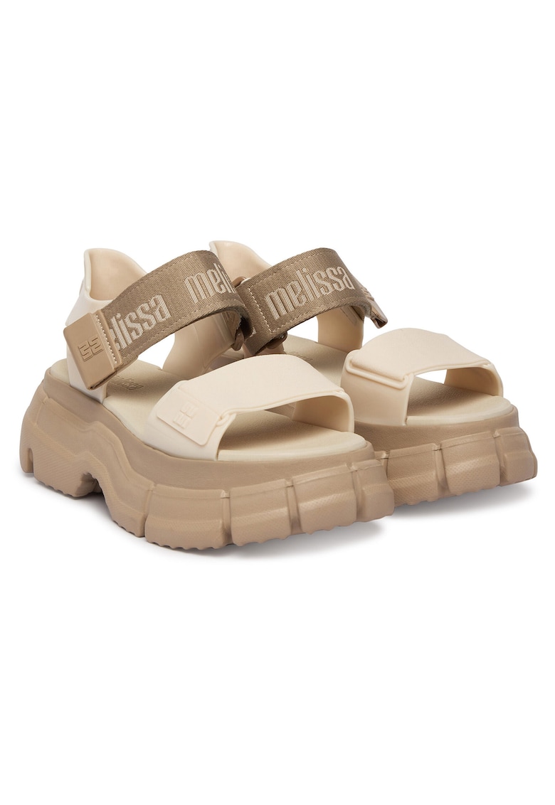 Sandale dama - bej plastic