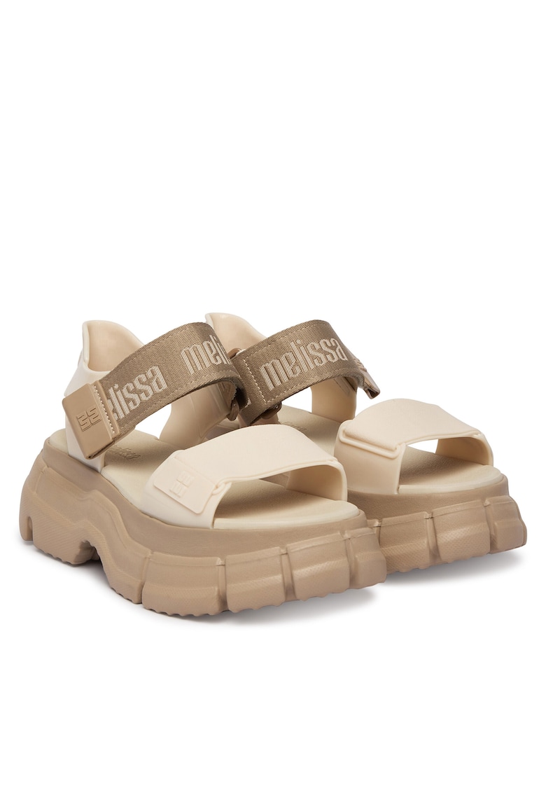 Sandale dama - bej plastic