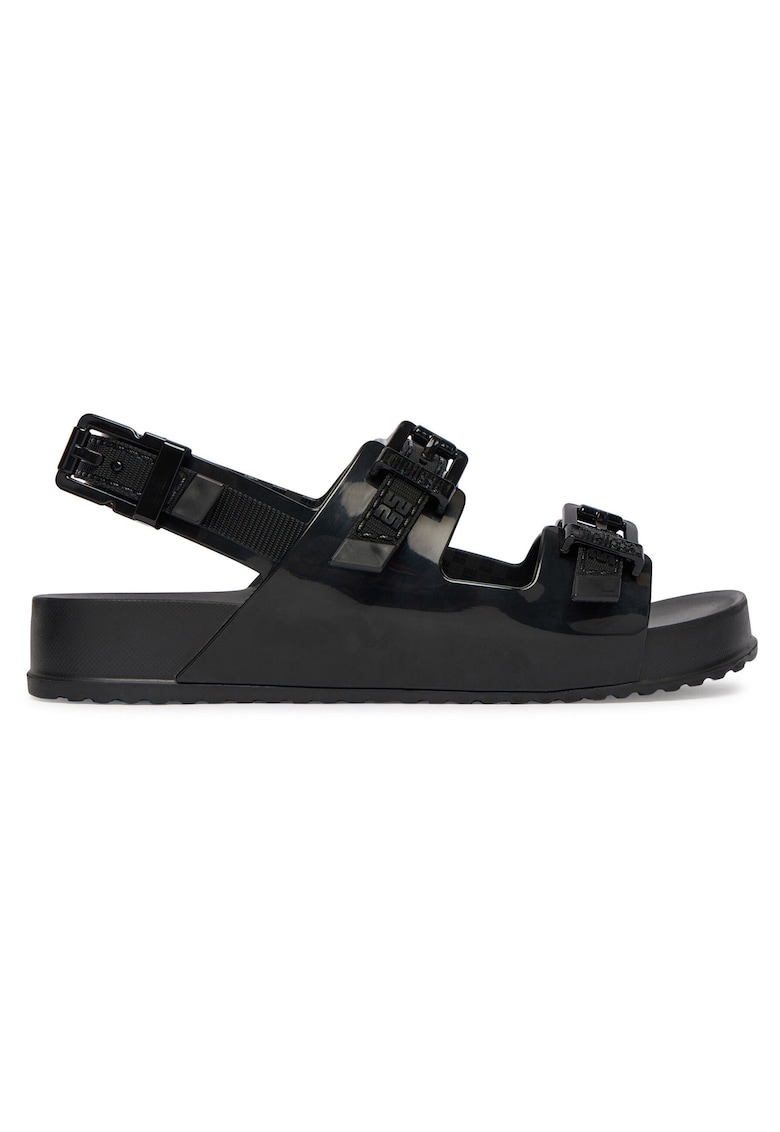 Sandale dama - plastic - negru - pentru femei