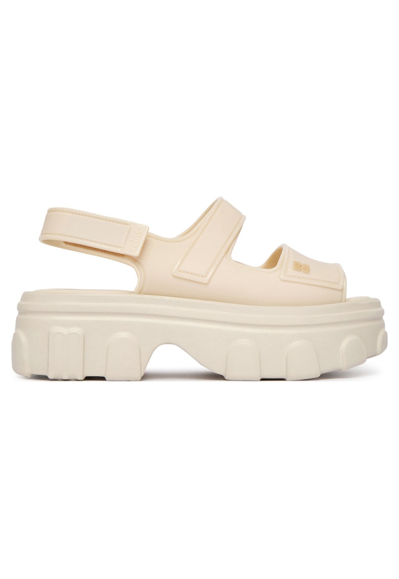 Sandale dama - bej - material sintetic - sistem inchidere Velcro