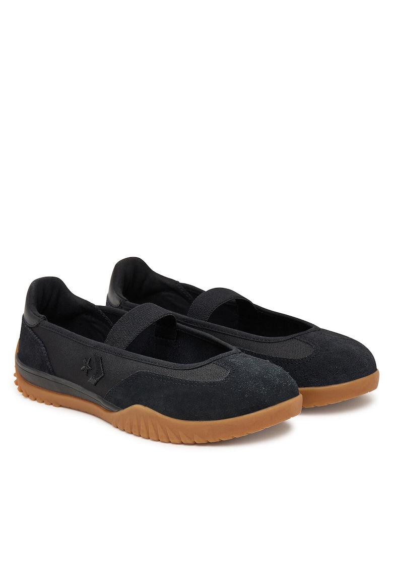 Balerini - Piele naturala - Negru A16251C - Negru