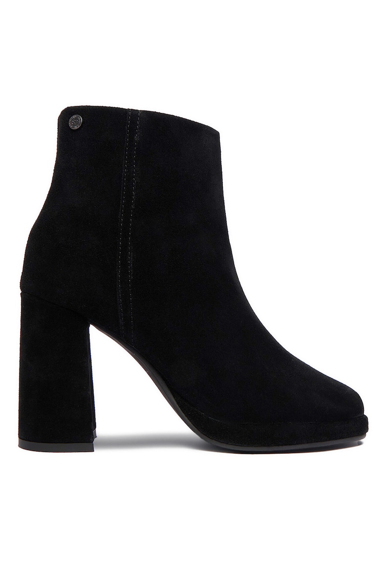 Botine - piele naturala - negru