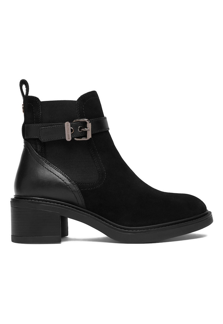 Botine de dama - U S Polo Assn - piele naturala - negru -