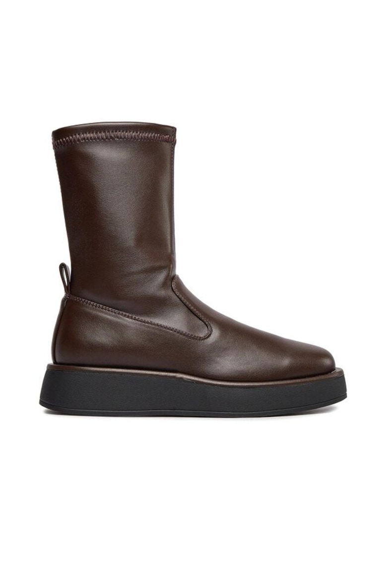 Botine de dama - piele ecologica - maro - 36 EU -