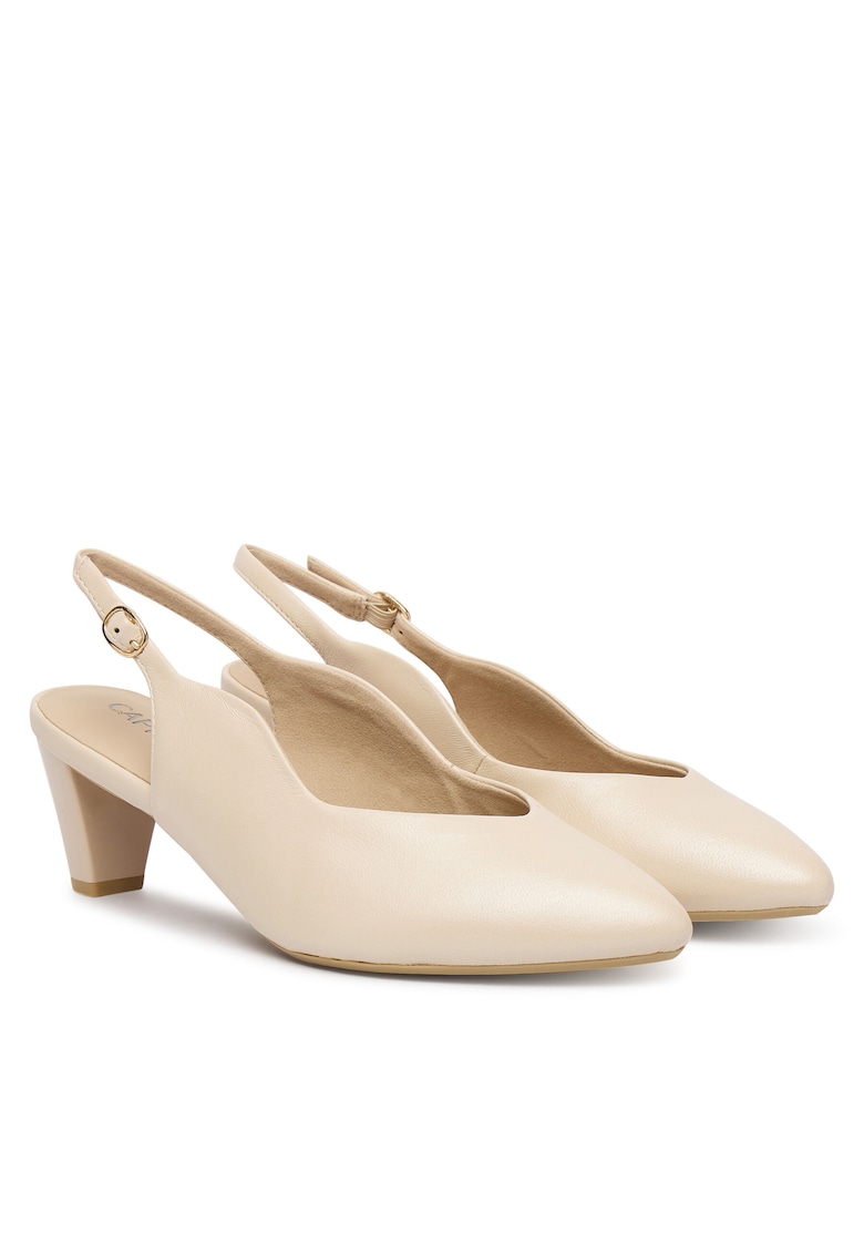 Pantofi dama - piele naturala - clasic - bej