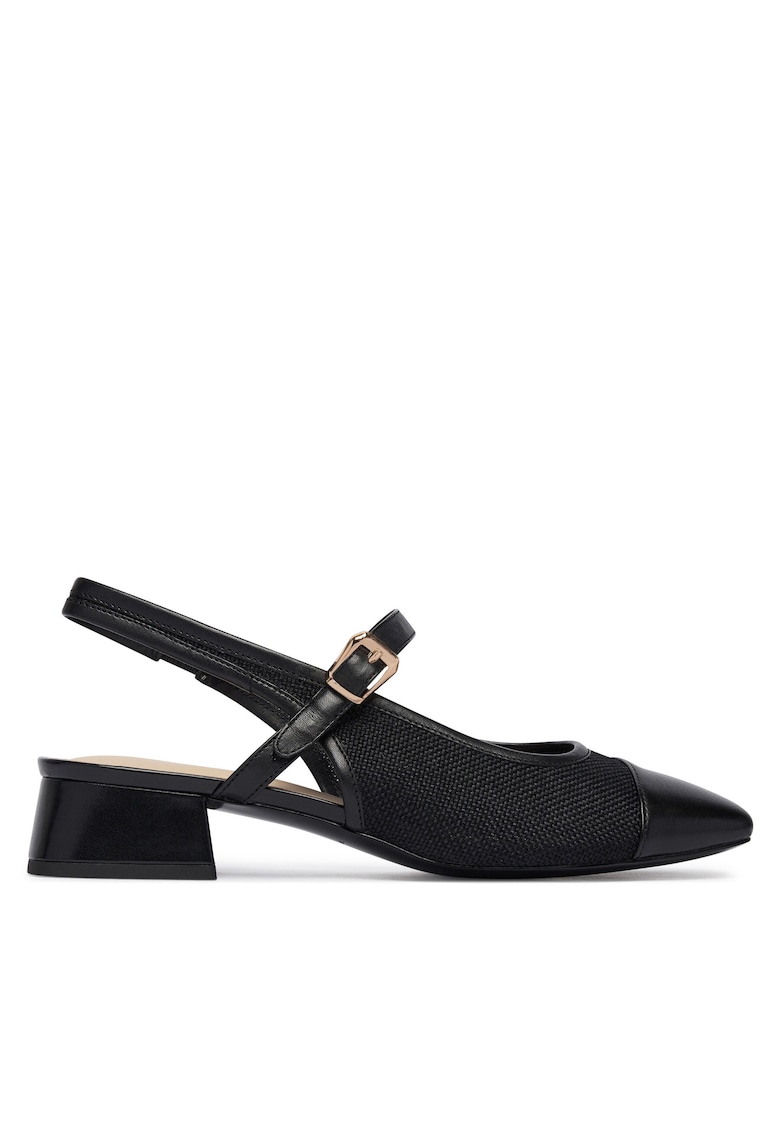 Pantofi eleganti - piele naturala - negru