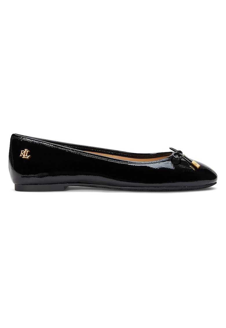 Balerini dama - piele naturala - negru - design elegant -