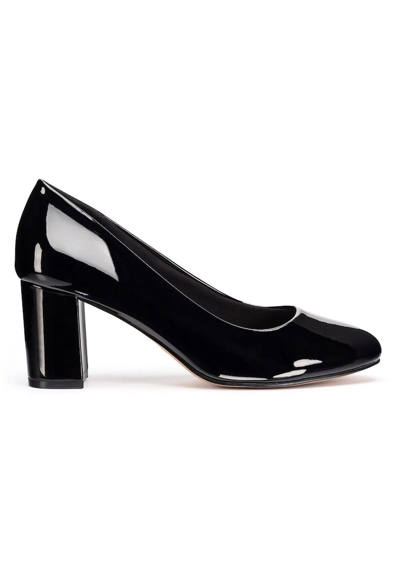 Pantofi dama - piele ecologica - negru -