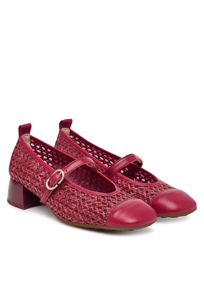 Pantofi dama - piele ecologica - rosu
