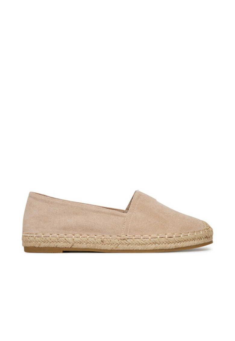 Espadrile dama - bej - tesatura - casual