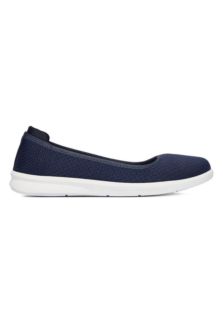 Balerini dama - albastru - textil