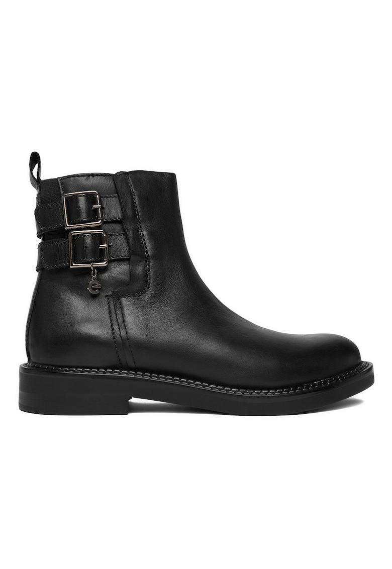 Botine femei - piele naturala - negru