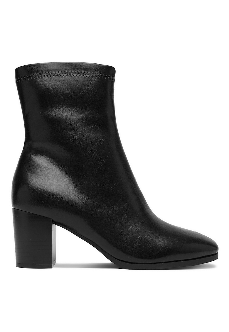 Botine femeie - textil - negru -