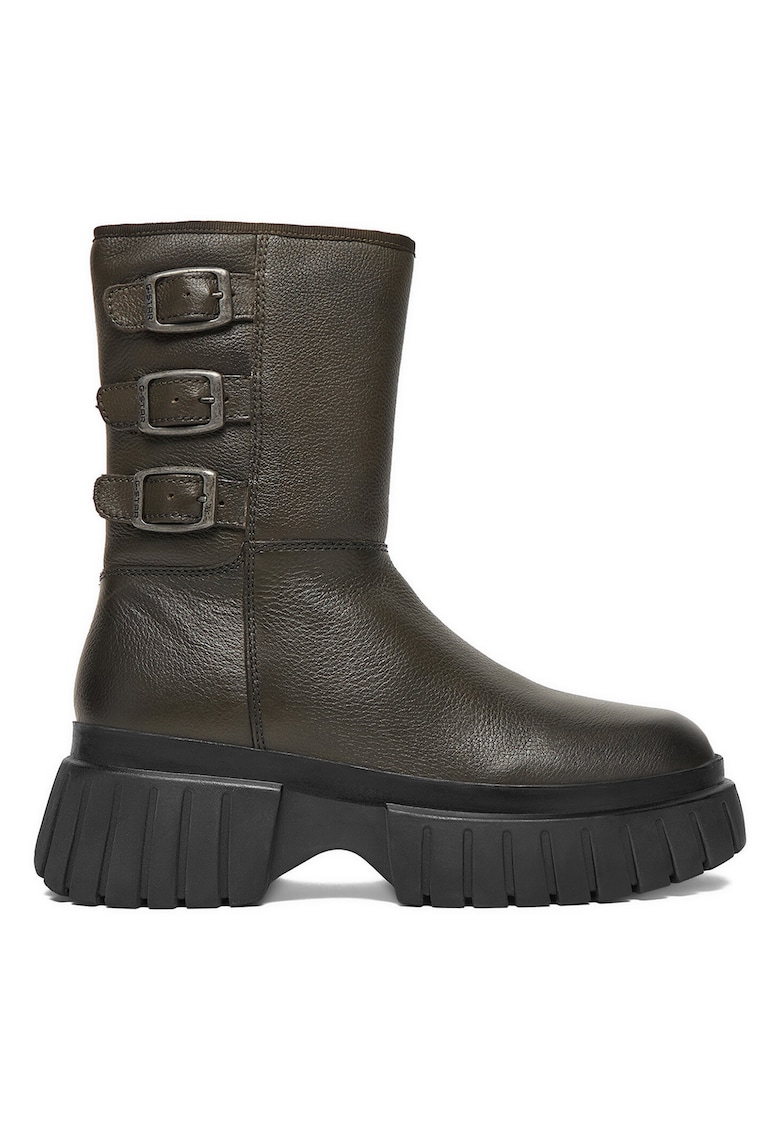 Botine dama - G-Star Raw - piele naturala - flatform - verde