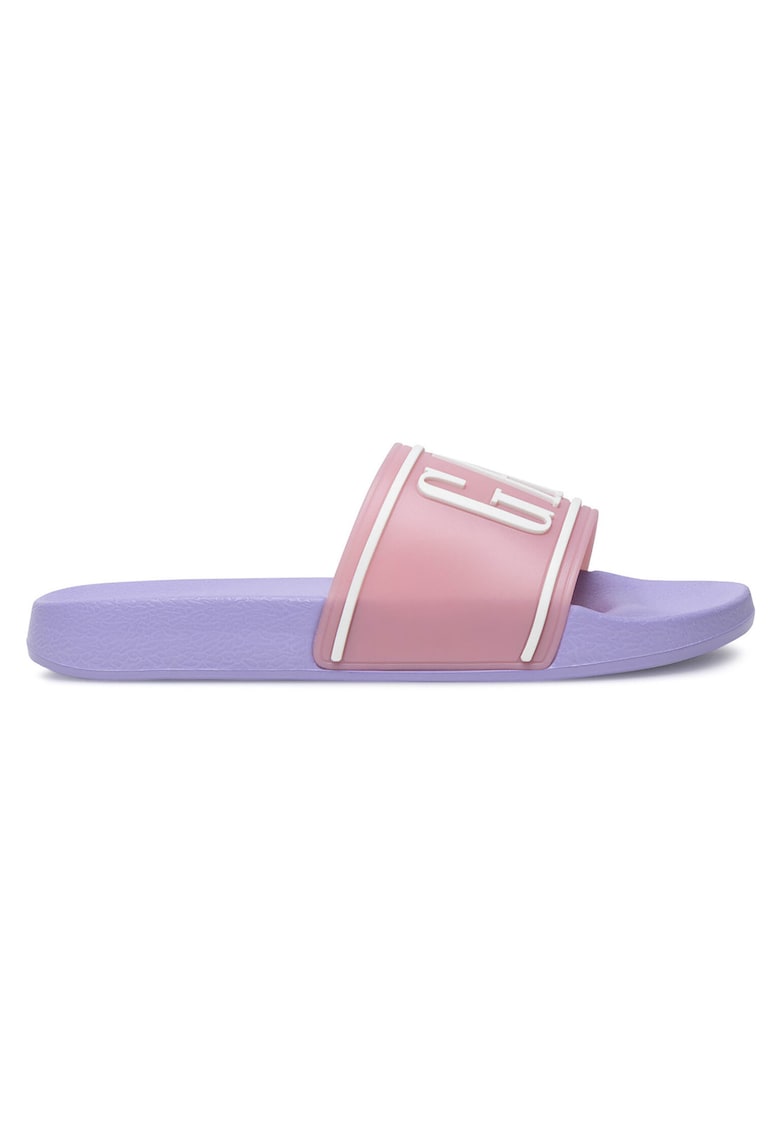 Papuci dama - violet - material sintetic