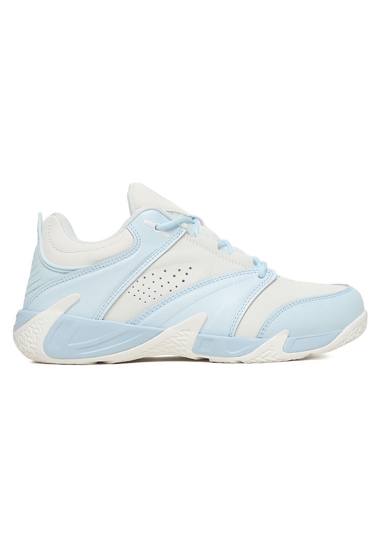 Pantofi sport piele naturala - albastru - design universal - confortabil
