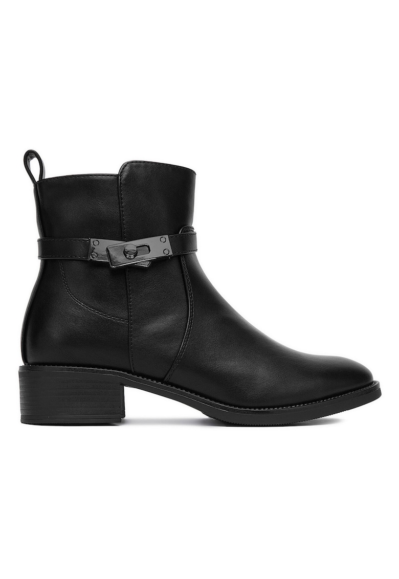 Botine femeie - tesatura - negru - 37 EU -