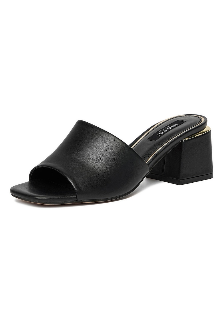 Papuci negru - textil