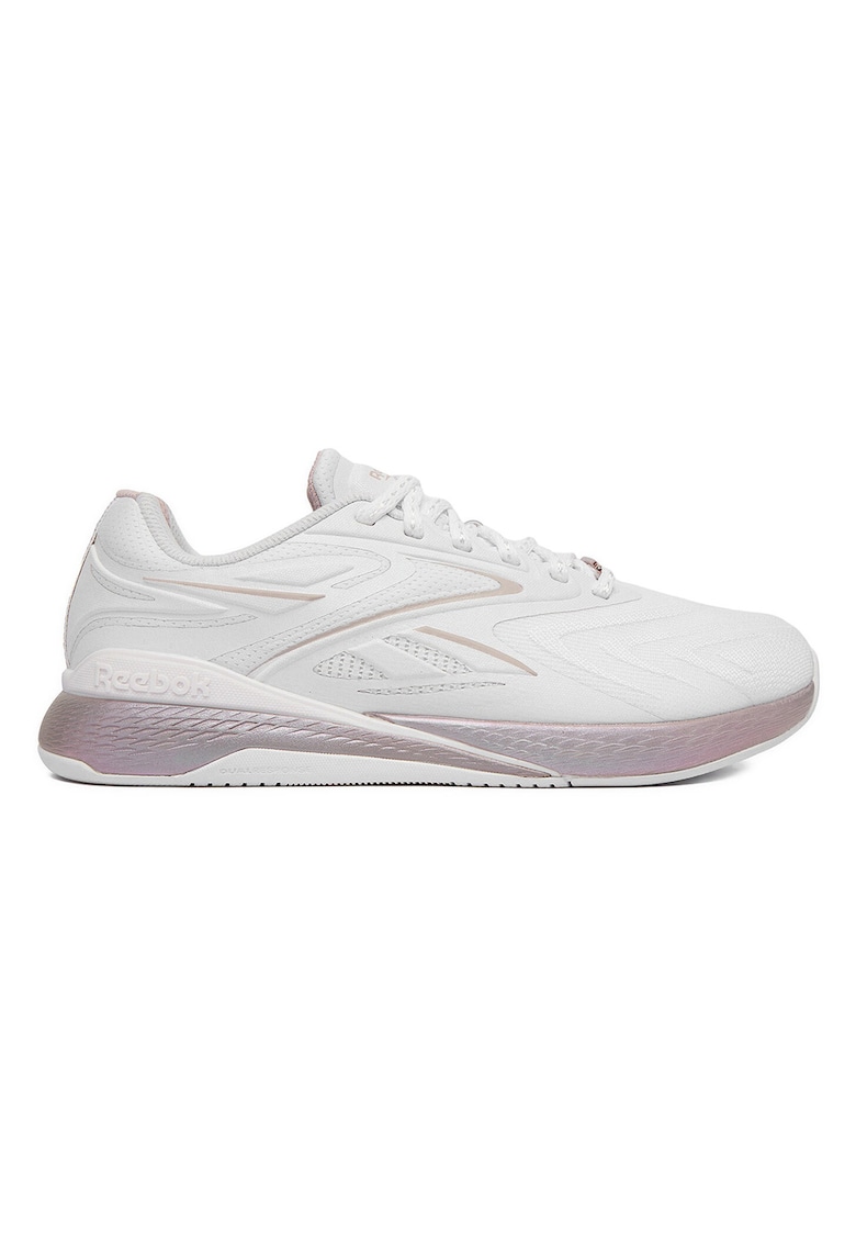 Pantofi sport dama - alb - material textil - Alb - Reebok - imagine 1