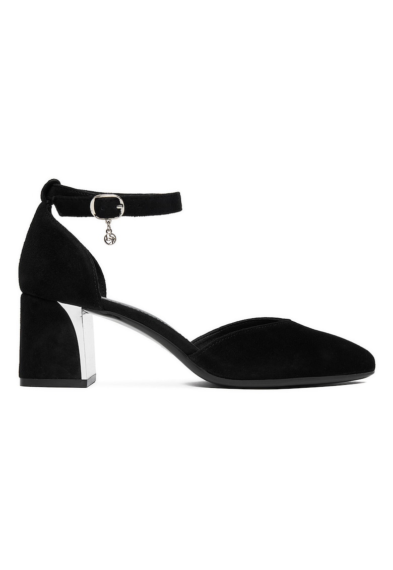 Pantofi de dama - piele naturala - negri